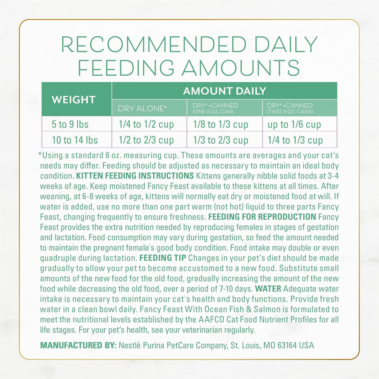 Comida Seca para Gatos Purina Fancy Feast con Pescado y Salmón 3 lb