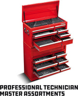 Kit de destornilladores Powerbuilt 17 piezas, mango doble inyección