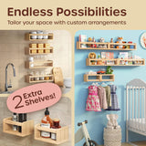 Estantes Flotantes para Libros, Marca: DIY, 6 en 1, Modelo: 4+2