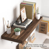 Estantes Flotantes de Madera - Fun Memories, 24x9x1.6, 2Pack