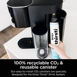 Fabricante de bebidas con gas Ninja color negro
