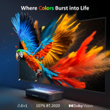 Proyector 4K Ultra Corto NexiGo, 2400 Lúmenes, Aurora Pro