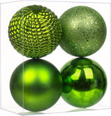 Bolas de Navidad 4.7 Decoraciones Shatterproof 4 Pcs