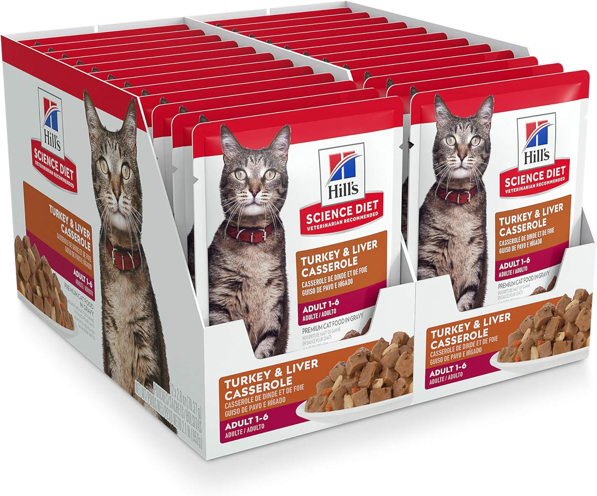 Alimento Bolsas de comida húmeda para gatos cazuela de pavo