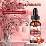 Magnesium Glycinato Líquido, Vegan, 500mg, Relajación, 2oz