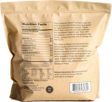 Proteína de Suero de Vaca Pastura, Feliz, 5LB