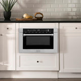 Microondas empotrado ZLINE 1.2 cu. ft. con manija tradicional