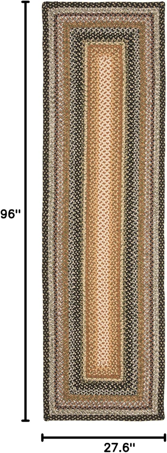 Runner de alfombra reversible hecha a mano, modelo BRD308A