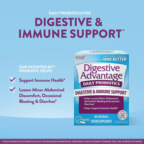 Suplementos Probióticos para la salud digestiva intestinal