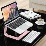 OMOTON Soporte para computadora portátil elevador desmontable