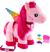 Peluche Pegasus Barbie, 11 con sonido y accesorios de pelo