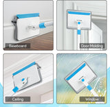 Herramienta limpiadora de pared con mango extensible