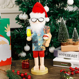 Figuras de Navidad Joliyoou, Nutcracker de Santa, 14 Pulgadas