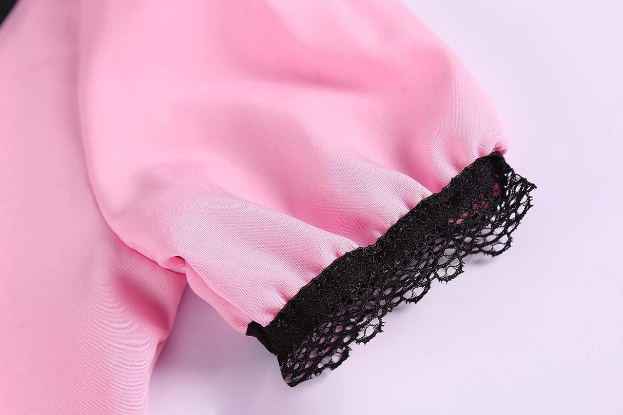 Disfraz Poodle para Niñas, Con Scarf de Lunares, Modelo 50s