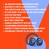Auriculares JBL LIVE 770NC, cancelación activa, 65h batería