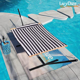 Hamaca Doble Lazy Daze 12 FT, con Baras y Almohada, 450 lbs