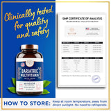 Multivitamínico Bariátrico con Hierro - 45mg - 30 Cápsulas
