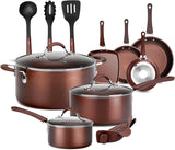 Juegos de Ollas de cocina antiadherentes NUTRICHEF NCCW14SBR