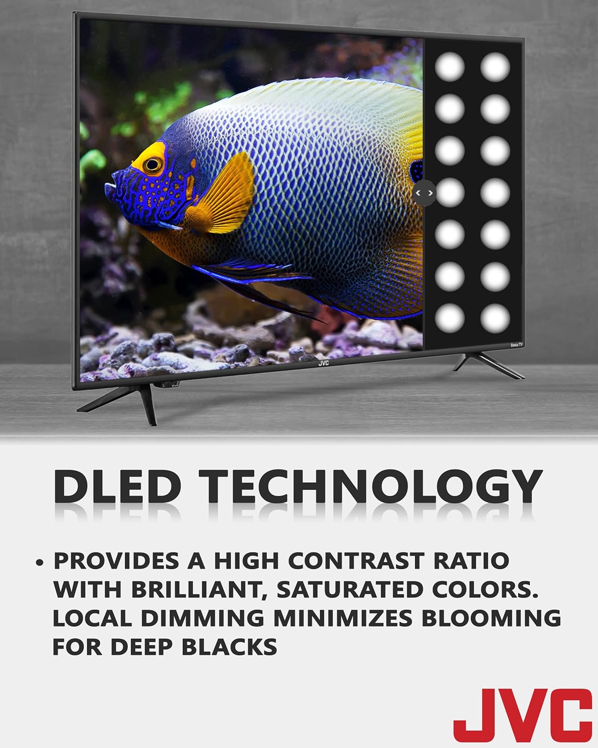Televisor JVC 32 HD LED Roku, Control por Voz, LT32MAW2