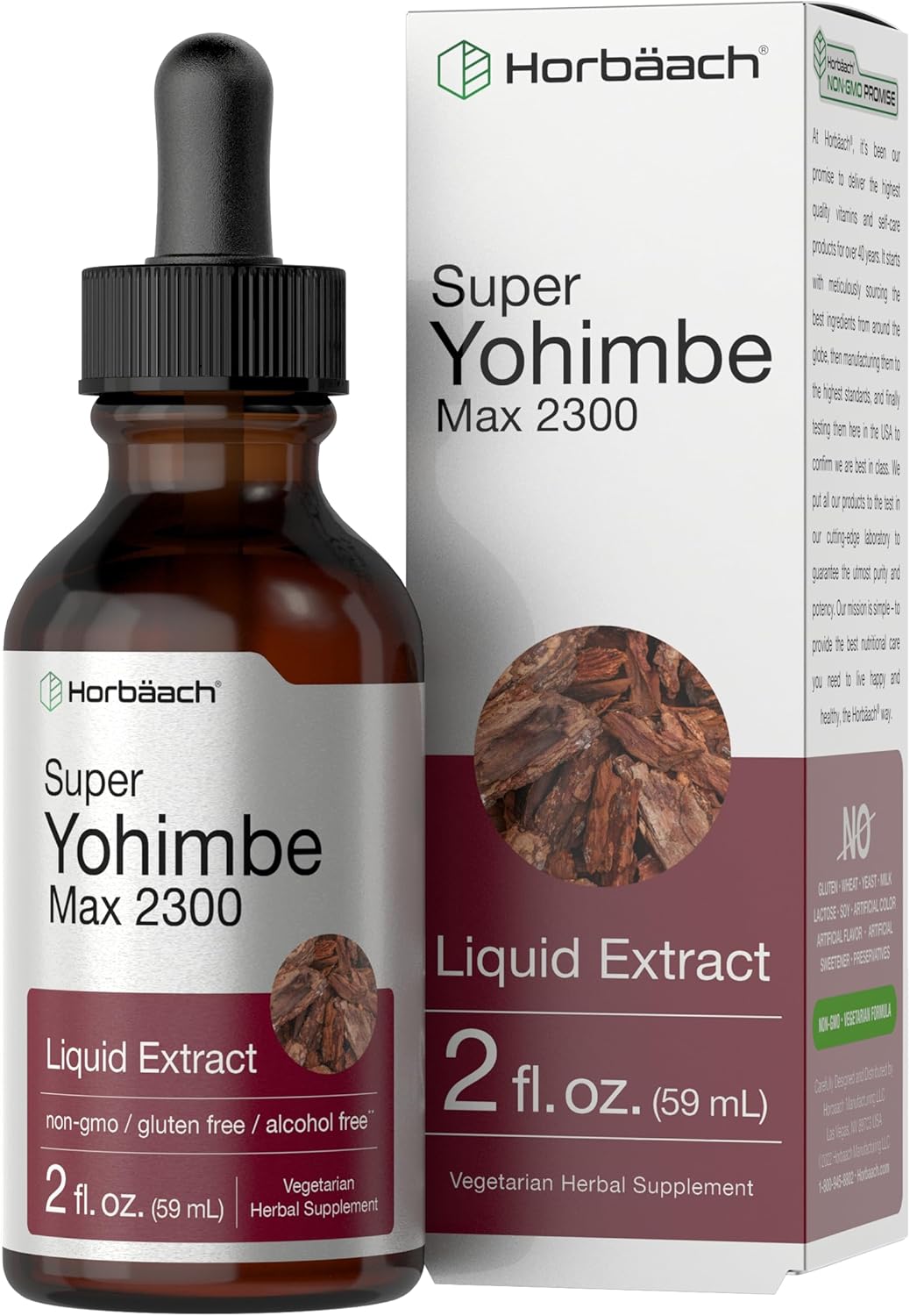 Suplemento Yohimbe  Extracto de corteza  Vegetariano