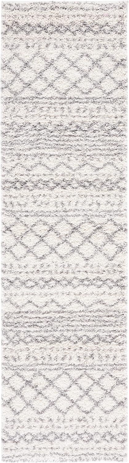 Alfombra Runner Geométrica 1.6 Pulgadas Ideal para Áreas de Tráfico ASG741F