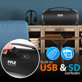 Altavoz inalámbrico portátil Bluetooth Pyle PBMSPG1BK