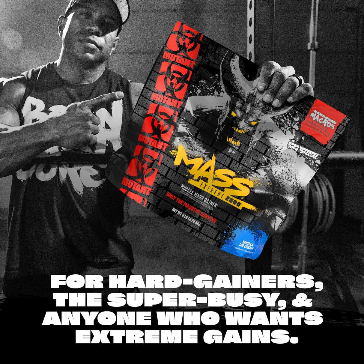 Mutant Mass Extreme Gainer – Proteína para ganar músculo 12 lbs