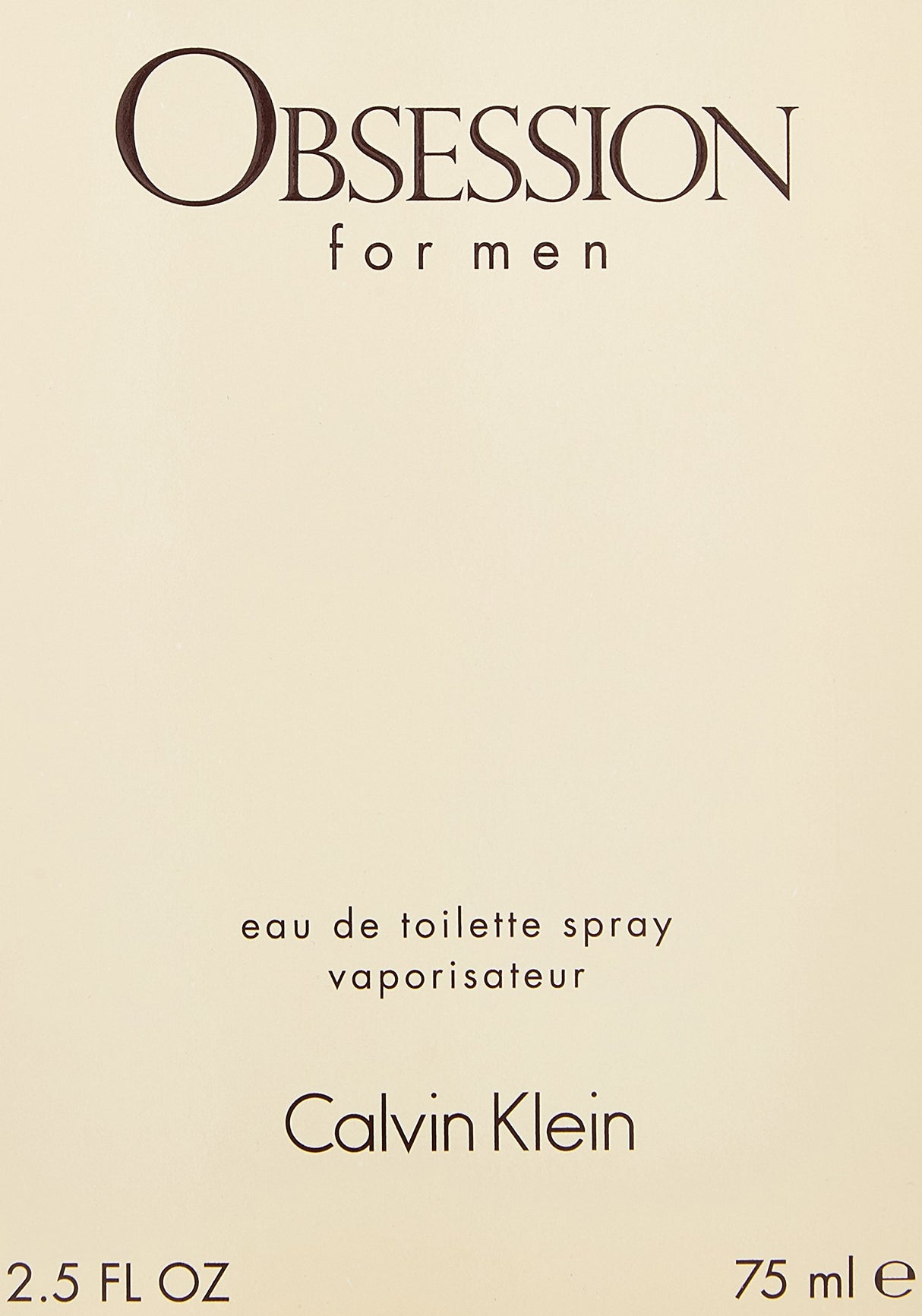 perfume de Calvin Klein OBSESSION de hombre
