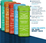 Mentas Viter Energy 40mg Cafeína, Sin Azúcar, 100pcs Total