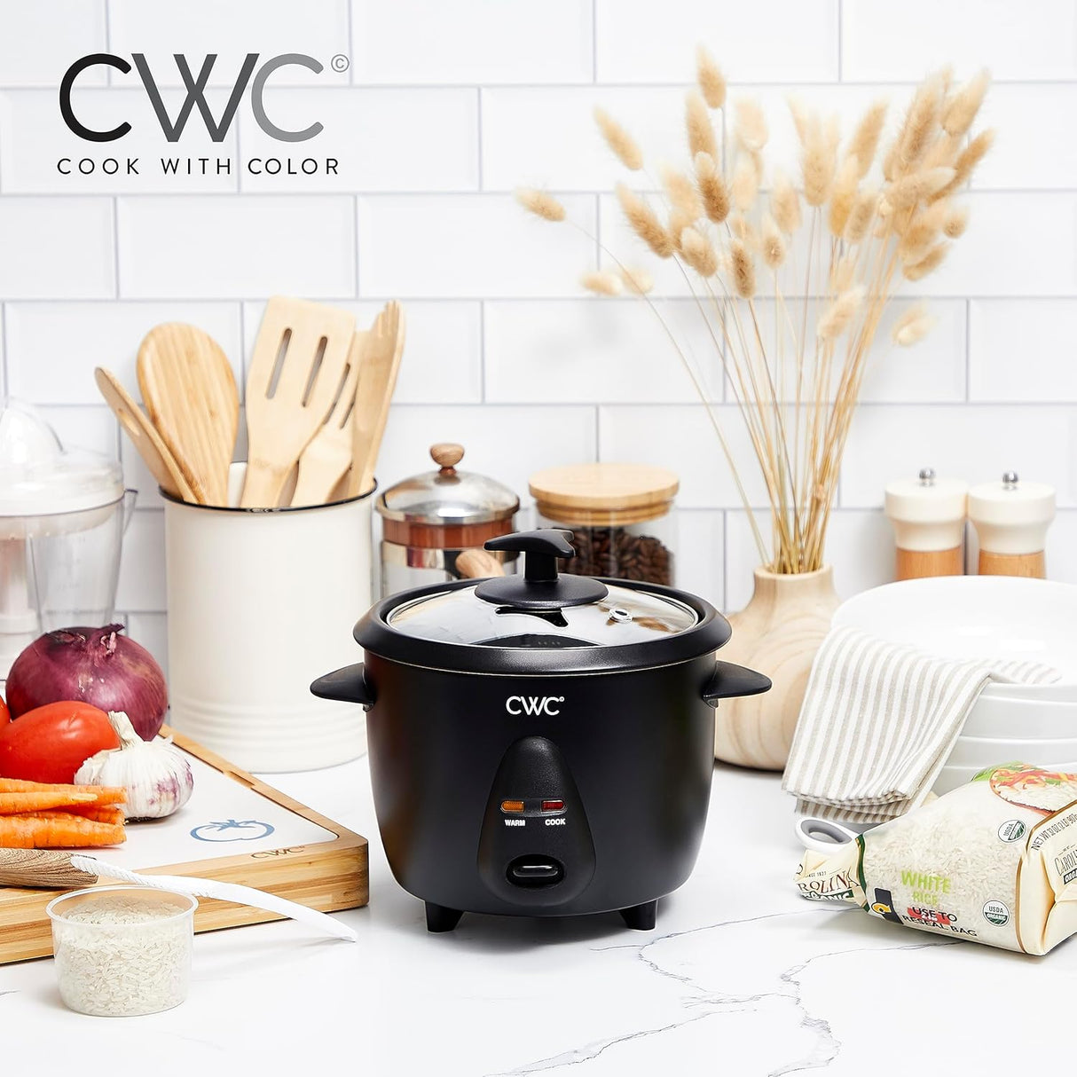 Cocedor de arroz COOK WITH COLOR 6 tazas 300W, modelo 6CUP