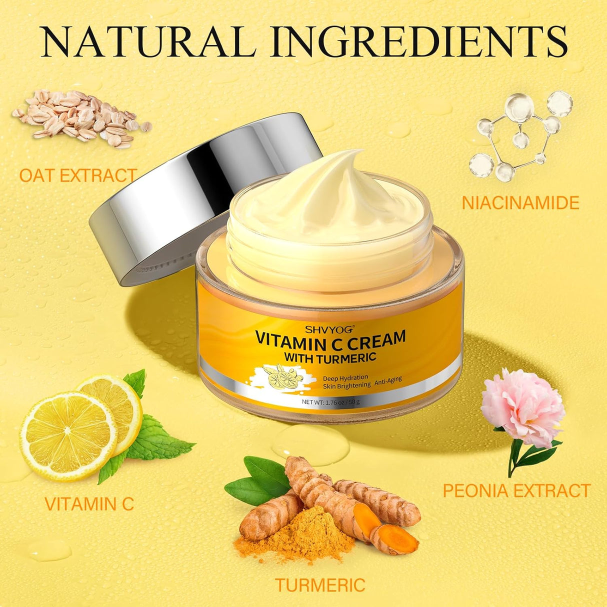 Hidratante facial con vitamina C SHVYOG