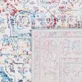 Alfombra de Medallón Distressed 6' x 9' para Sala y Oficina