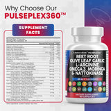 Suplemento Nutraceuticals de raíz de remolacha 6000 mg