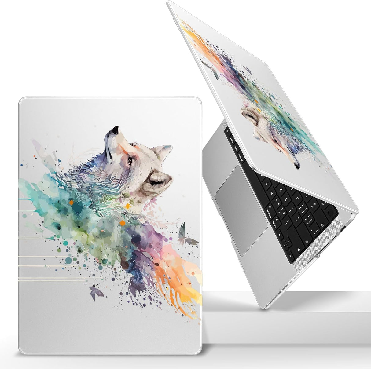 Case rígido para MacBook Pro 14 Wolf M4 M3 M2 M1