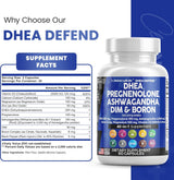 Suplemento 100mg para hombres y mujeres DHEA 200mg