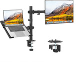 Soporte para Monitor y Laptop, Brazo Ajustable hasta 17.6lbs