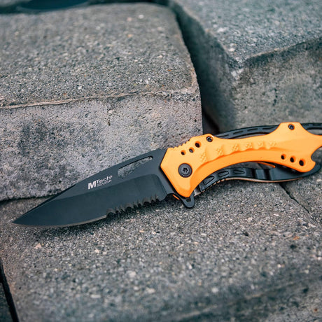 Cuchillo plegable táctico con clip, MT-A705