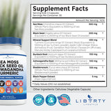 Suplemento natural con aceite de semilla negra y jengibre 1 Pack