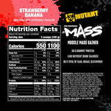 Mutant Mass Suplemento de Ganancia de Peso 15 lb