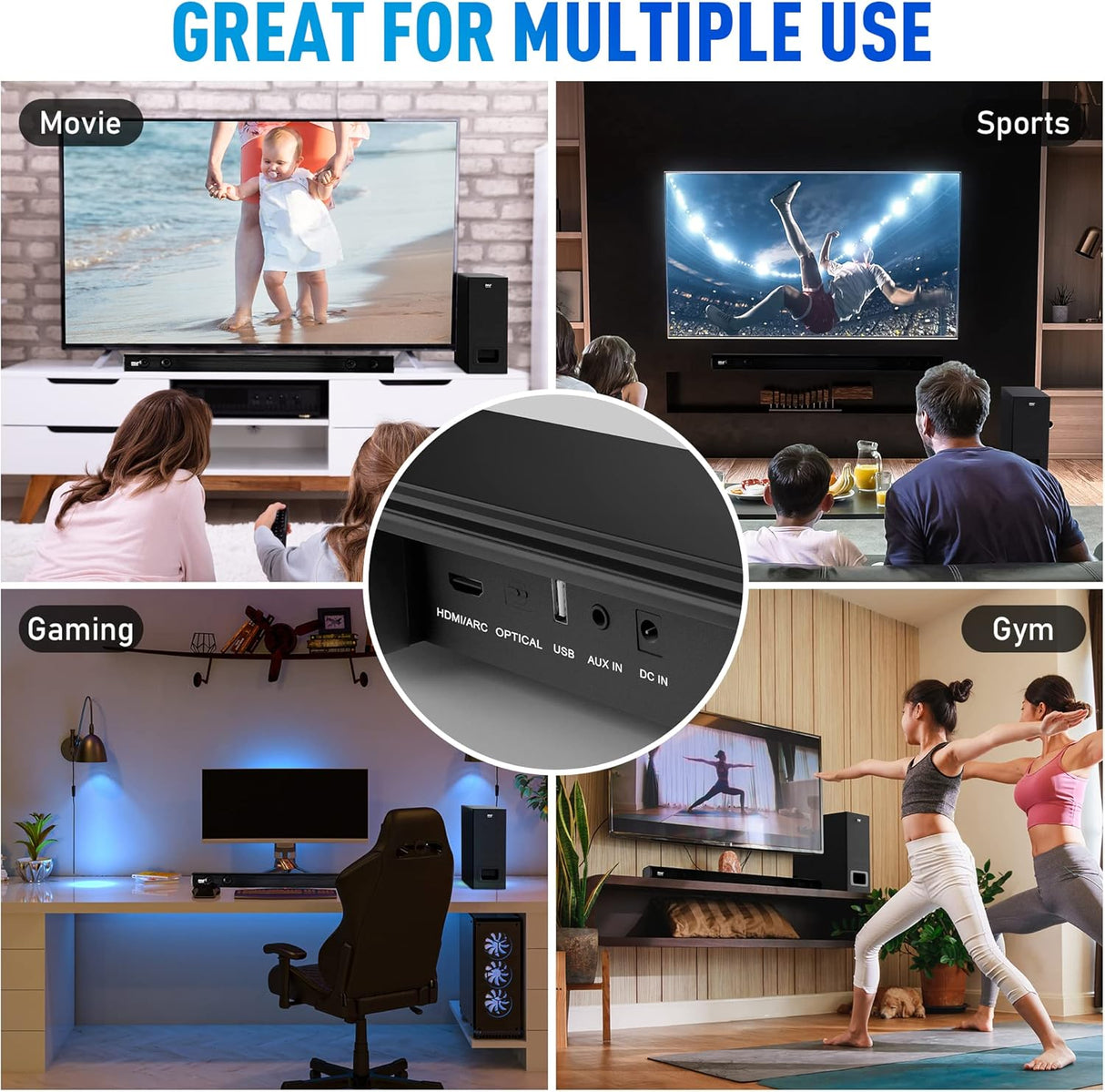 Altavoz de barra de sonido PYLE-HOME PSBV28HB