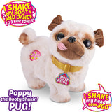 ZURU Poppy Pug Interactivo, Perro de Peluche Bailarín