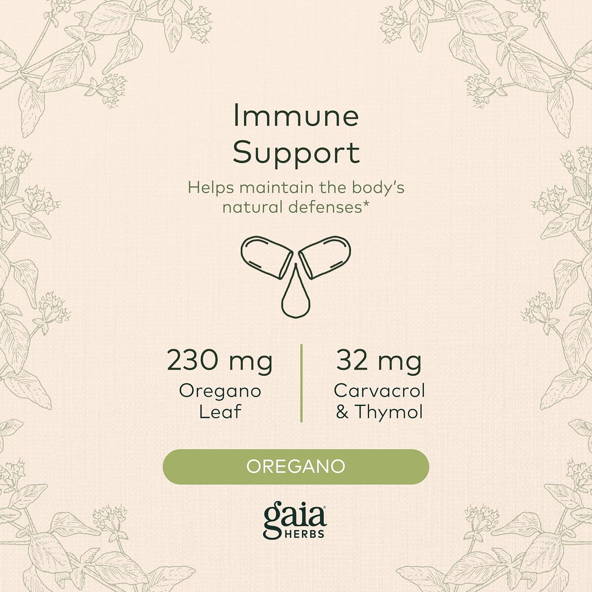 Suplementos de Aceite de Orégano 120 fitocápsulas líquidas