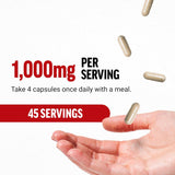 Force Factor Maca Negra 1000mg, Vitalidad para Hombres, 90 cápsulas