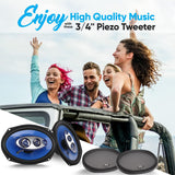 Parlantes 500 W con impedancia PYLE PL714BL