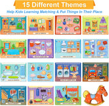 Libros de Pegatinas para Niños, Juguetes Montessori Educativos