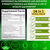 Suplemento Natural Vegano Halal con Vitaminas y Hierbas Mix