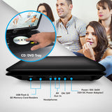 Reproductor portátil de CD/DVD Pyle 17.9 HD, batería recargable