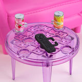 Conjunto de Muebles de Interior Barbie, Salón, Kitten, Accesorios