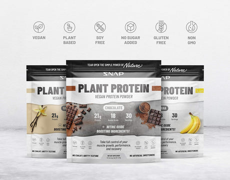 Proteína Vegana Snap Supplements, Orgánica, 30 Porciones