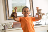 Peluche de águila calva ajustable estilo abrazable